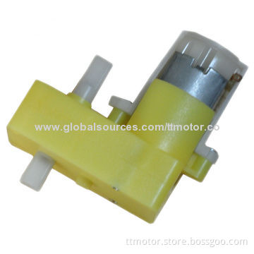 3v cheap plastic gear motor with wheel